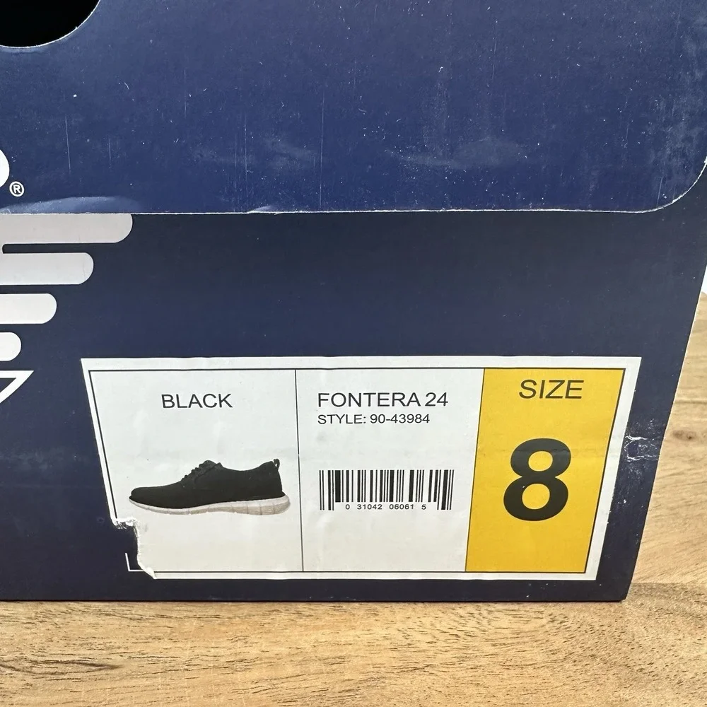 NEW Mens Dockers‎ Fontera 24 Lace Up Casual Dress Shoes Black Size 8